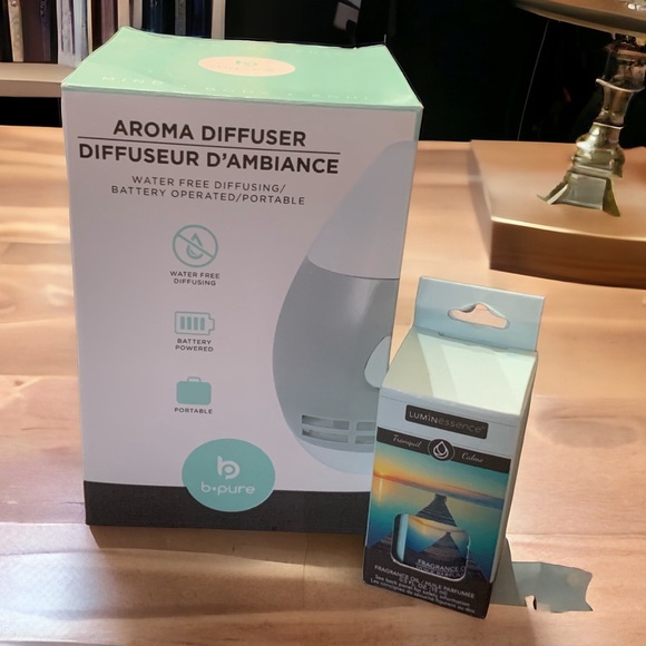 NIB Essential Oil Aroma Diffuser with 1 Aroma Oil Battery Operated - Picture 3 of 5